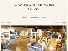 Tablet Screenshot of orcasartworks.com